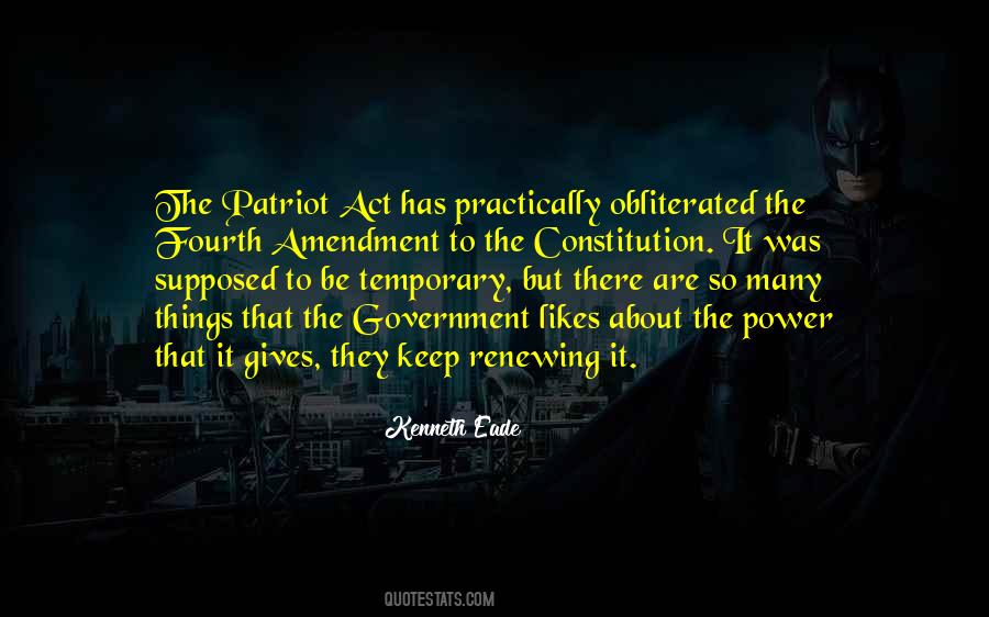 Constitutional Amendment Quotes #900497