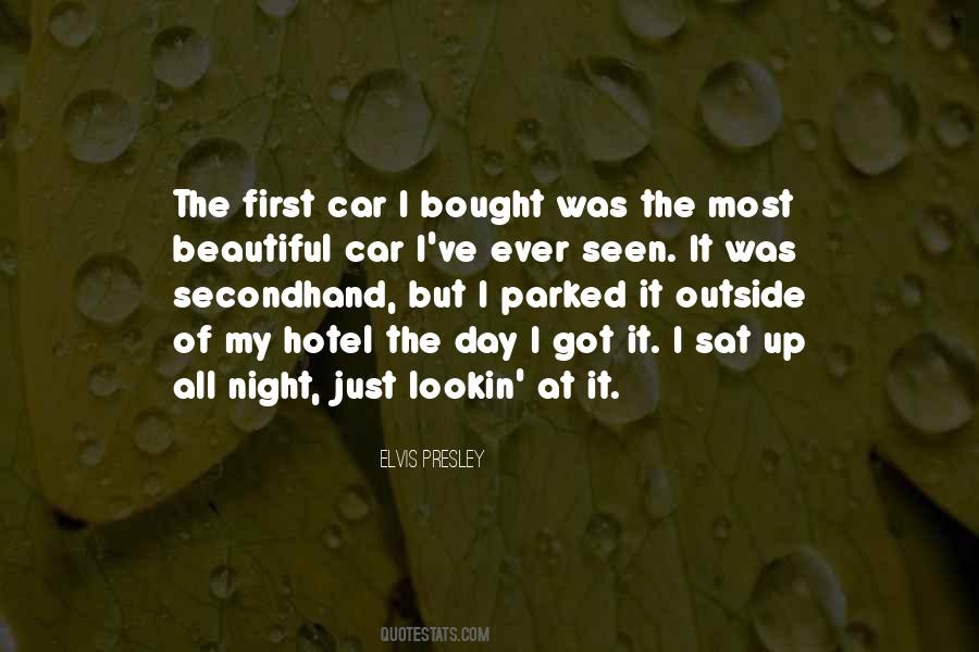 Car Night Quotes #197989