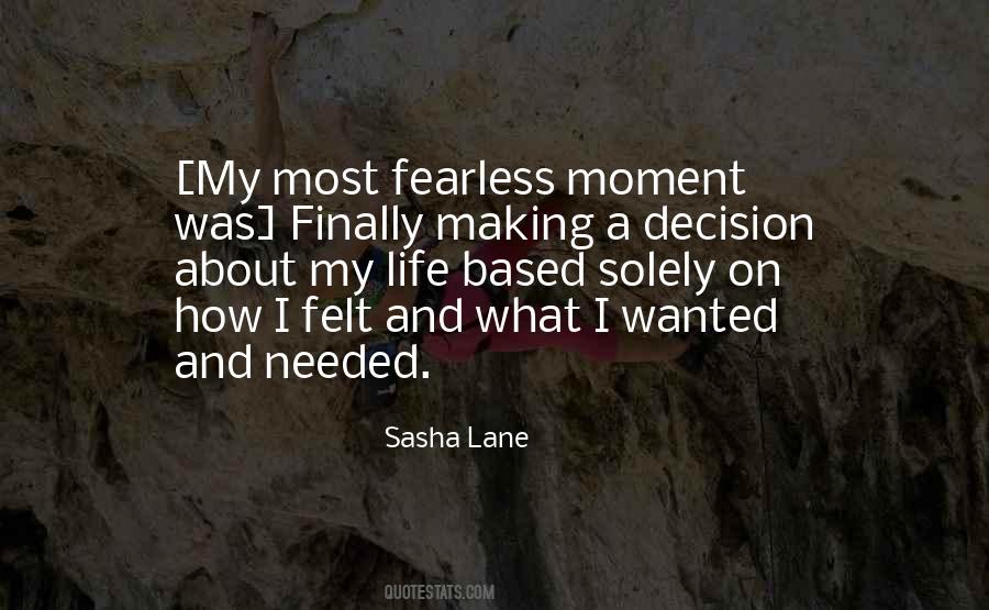 About Decision Quotes #1476156