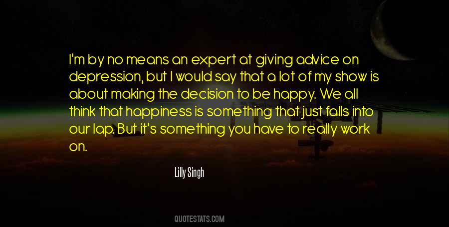 About Decision Quotes #1555871