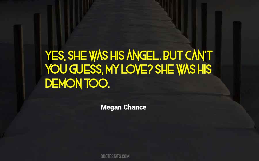 Demon Angel Quotes #1367962