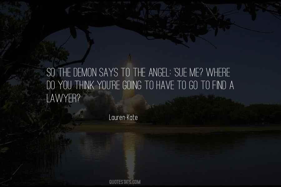 Demon Angel Quotes #1379129