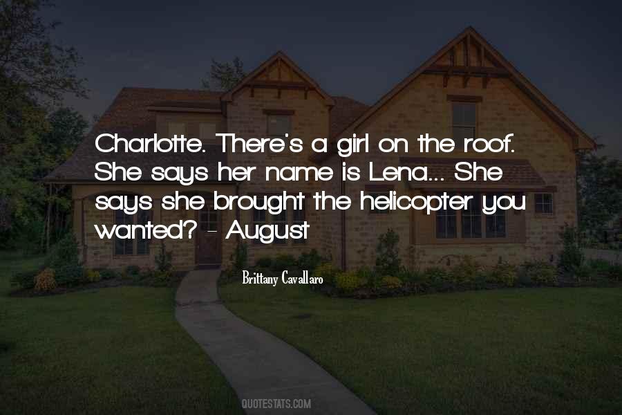 Quotes About The Name Charlotte #227405