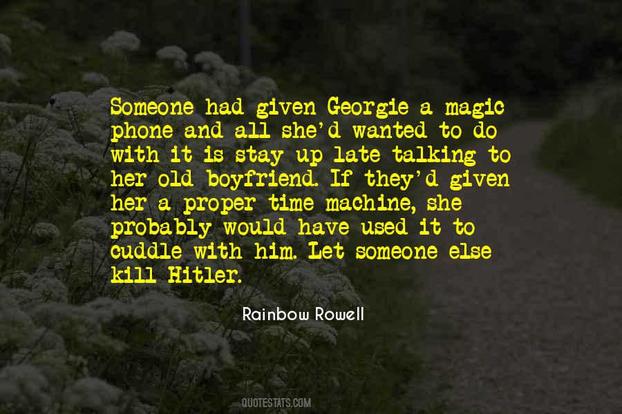 Cant Stay Without Talking To You Quotes #159188