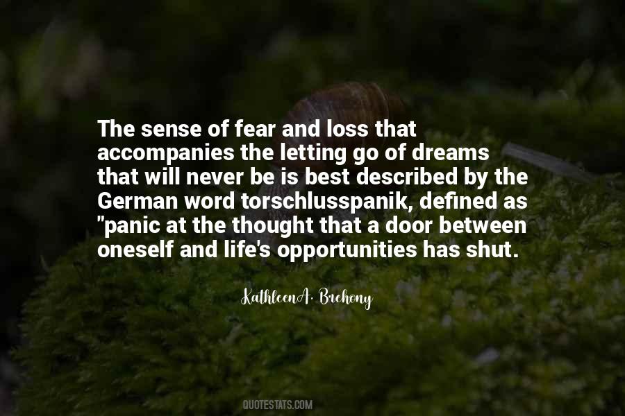 Fear Of Letting Go Quotes #309062