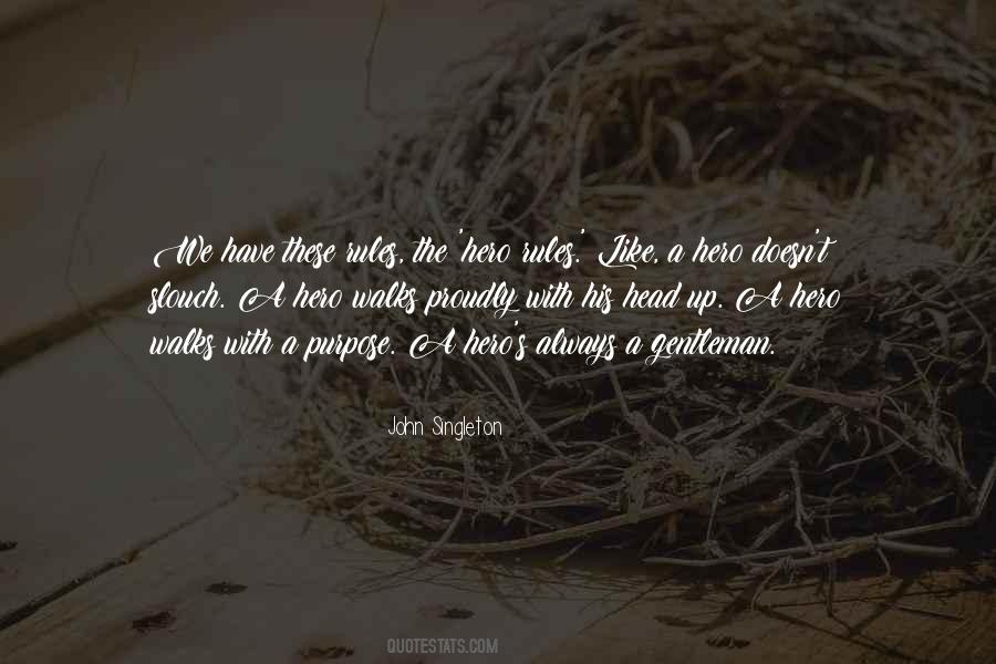 Rules Of A Gentleman Quotes #15163