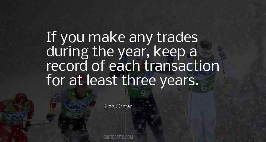 Quotes About The Trades #966080