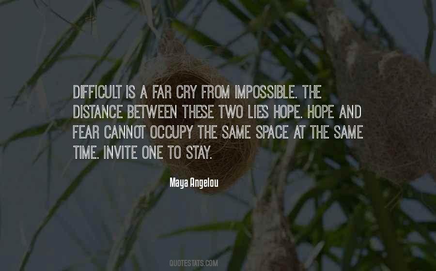 The Distance Between Two Quotes #1077760