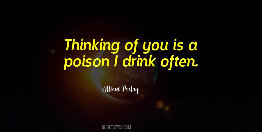 Drink Love Quotes #1533522