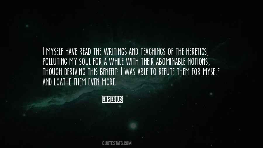 I Loathe Myself Quotes #1417927