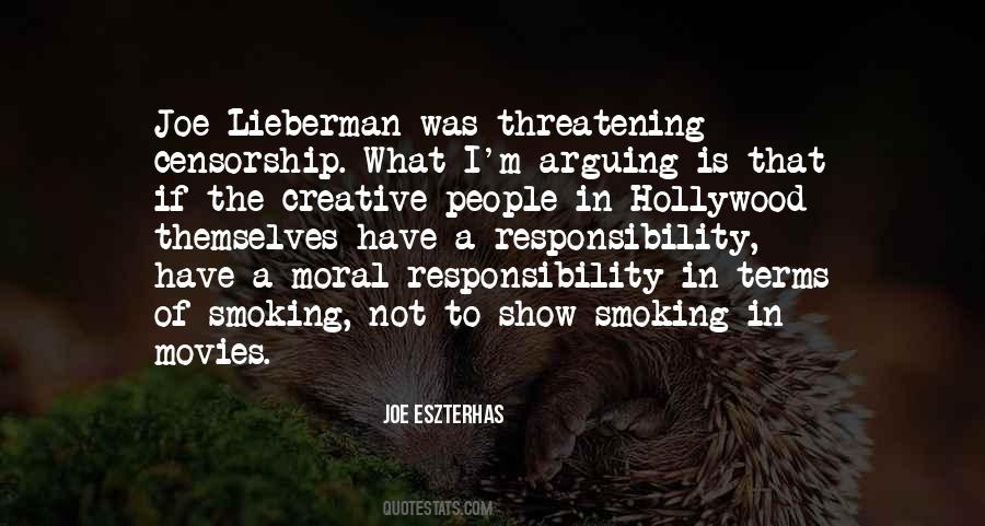 Smoking In Movies Quotes #1556252