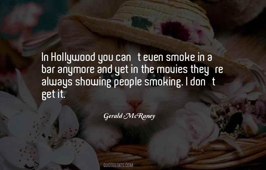 Smoking In Movies Quotes #68316