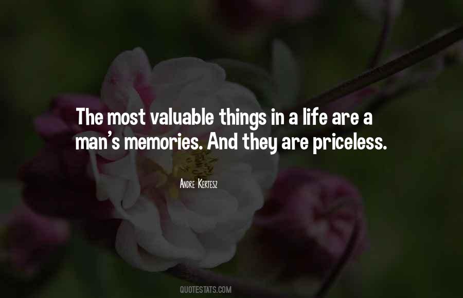 Memories Priceless Quotes #558494