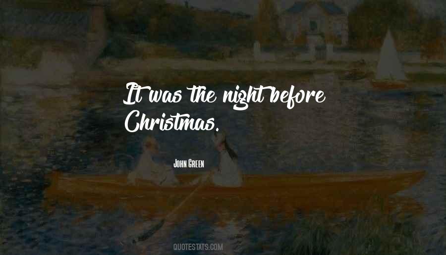 Christmas Night Quotes #1583217