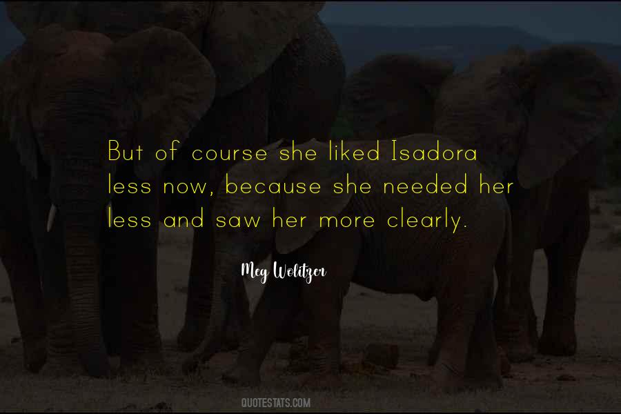 Quotes About Isadora #332235