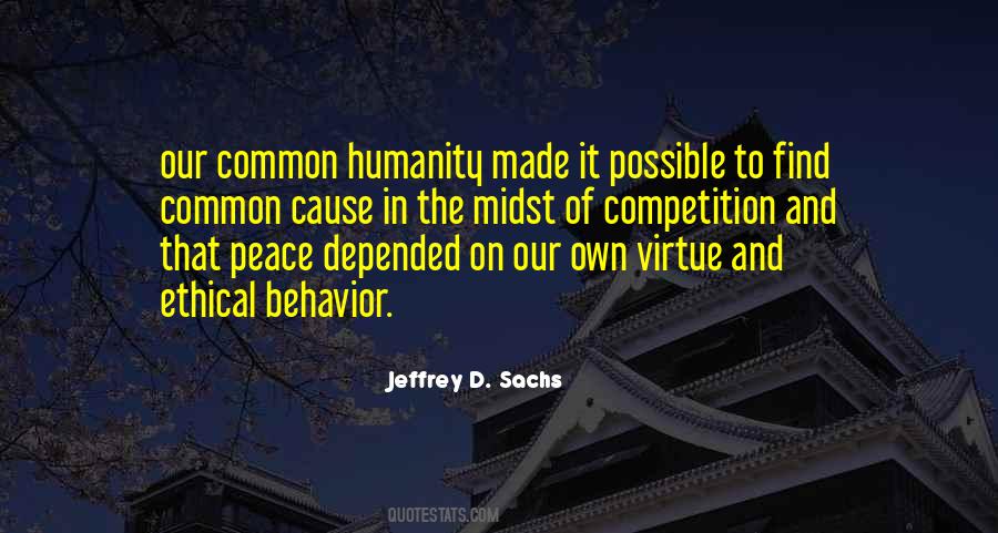 Peace Humanity Quotes #555185