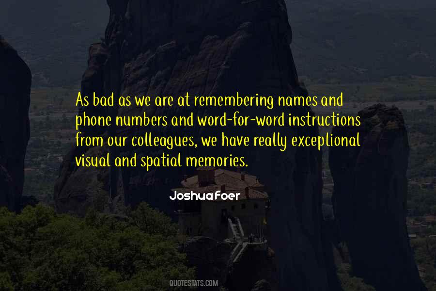 Memories With Colleagues Quotes #1776527