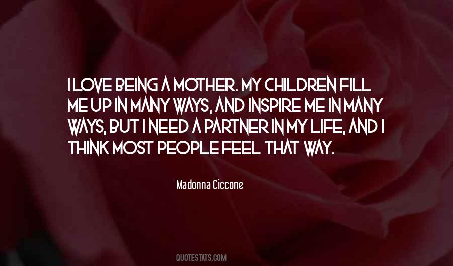 Love Being A Mother Quotes #400359