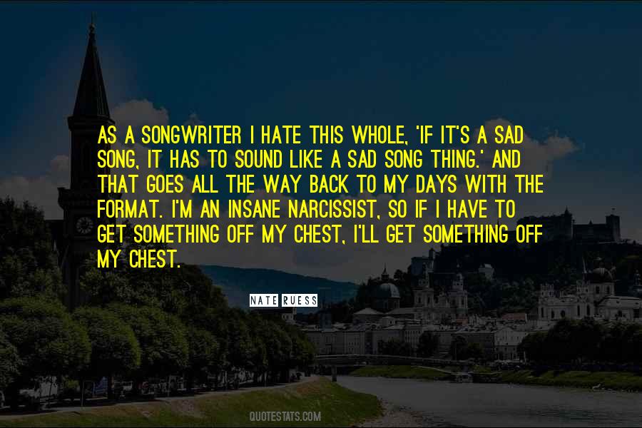 Song Sad Quotes #1330279