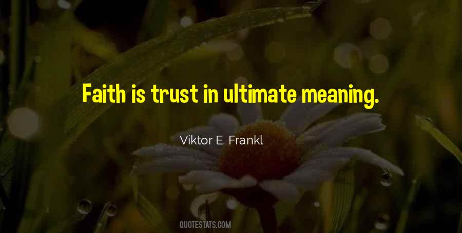 Is Trust Quotes #137837