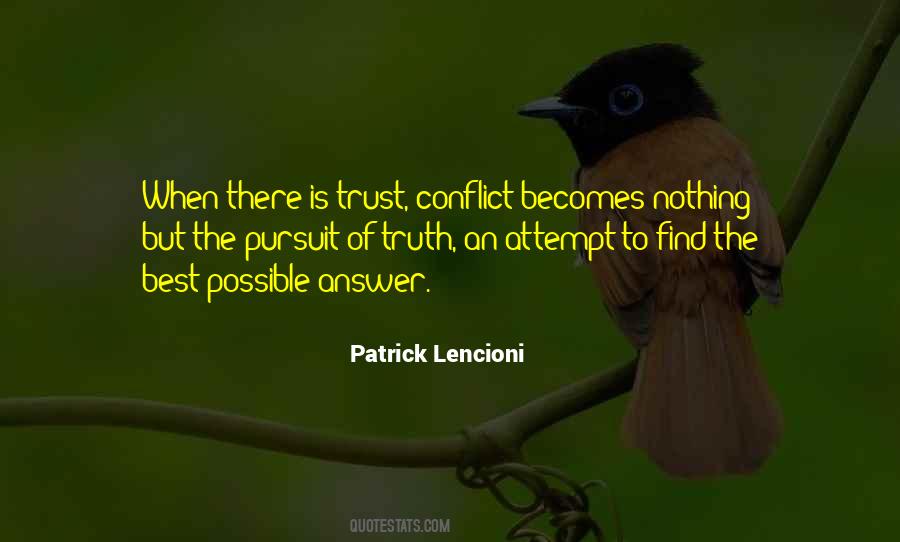 Is Trust Quotes #165247