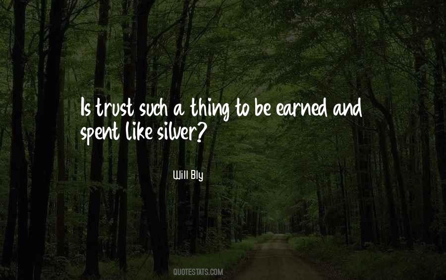 Is Trust Quotes #1805242