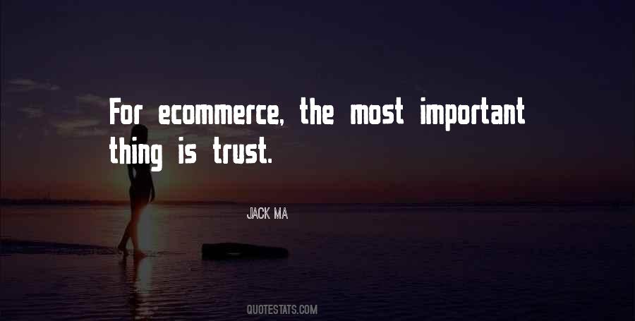 Is Trust Quotes #1822506
