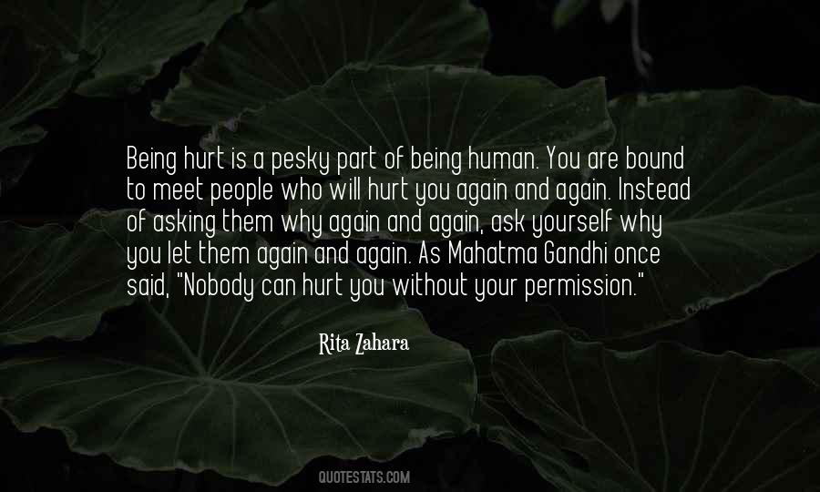No One Can Hurt You Without Your Permission Quotes #772059