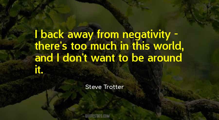 Too Much Negativity Quotes #517004