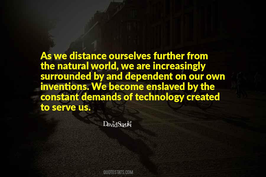 Distance Created Quotes #147844
