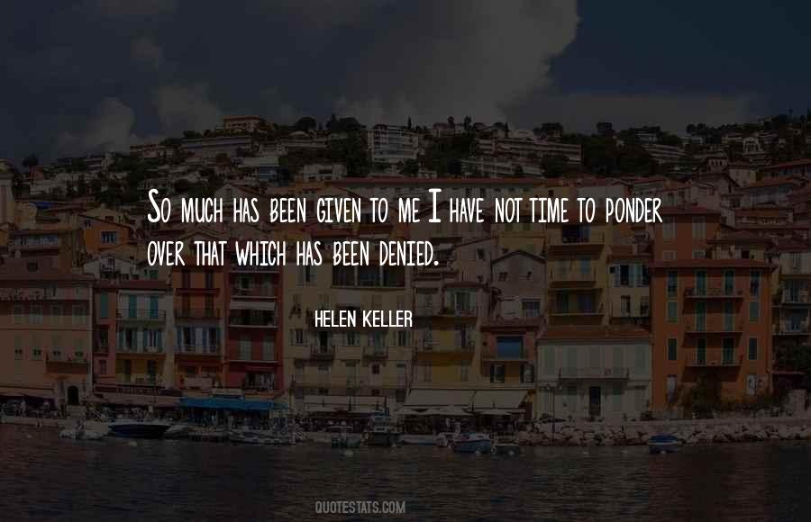 How Does Helen Keller Have Quotes #43386