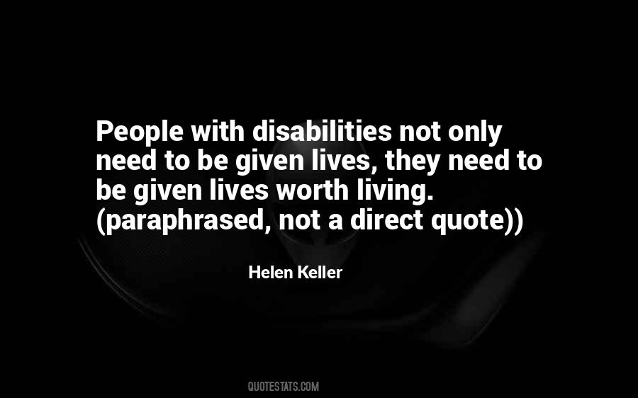 How Does Helen Keller Have Quotes #51178