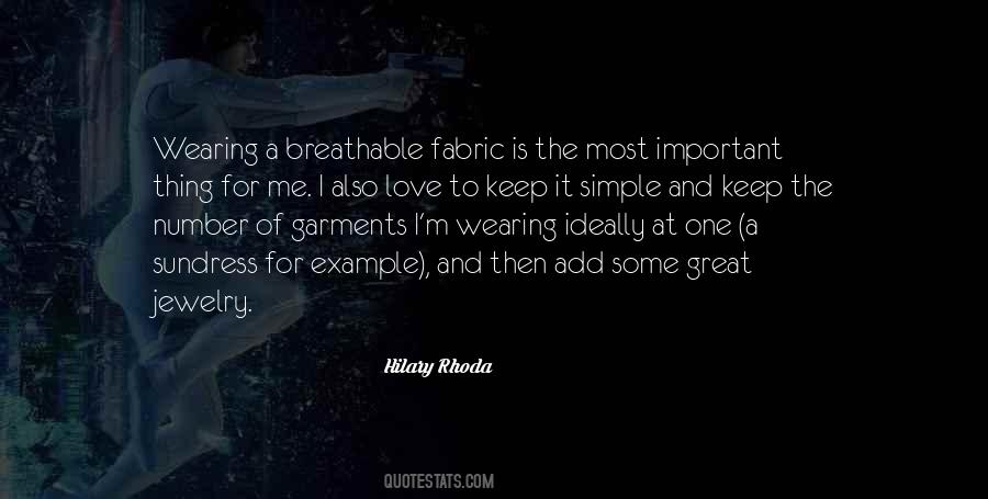 Most Important Thing Is Love Quotes #1841556
