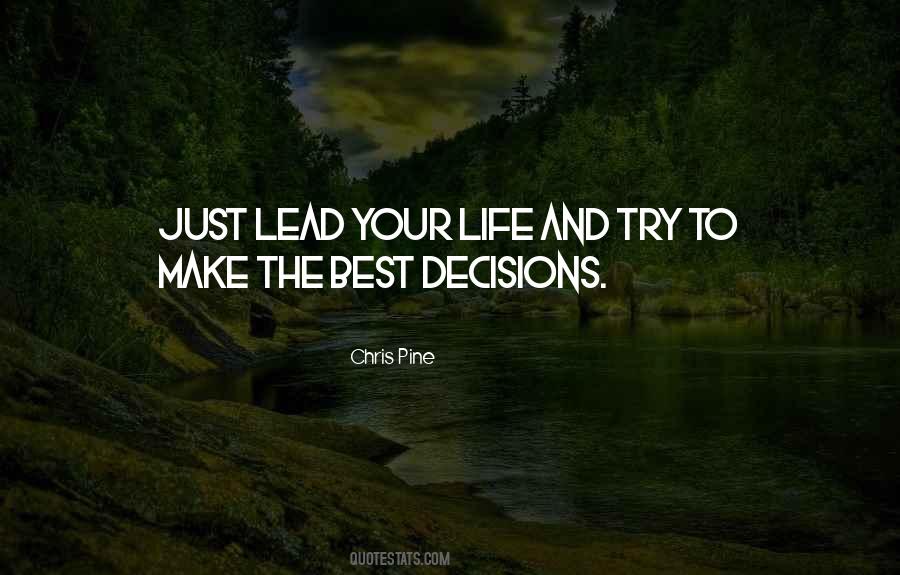 The Best Decisions Quotes #1013444