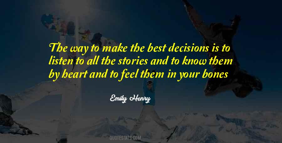 The Best Decisions Quotes #1429819