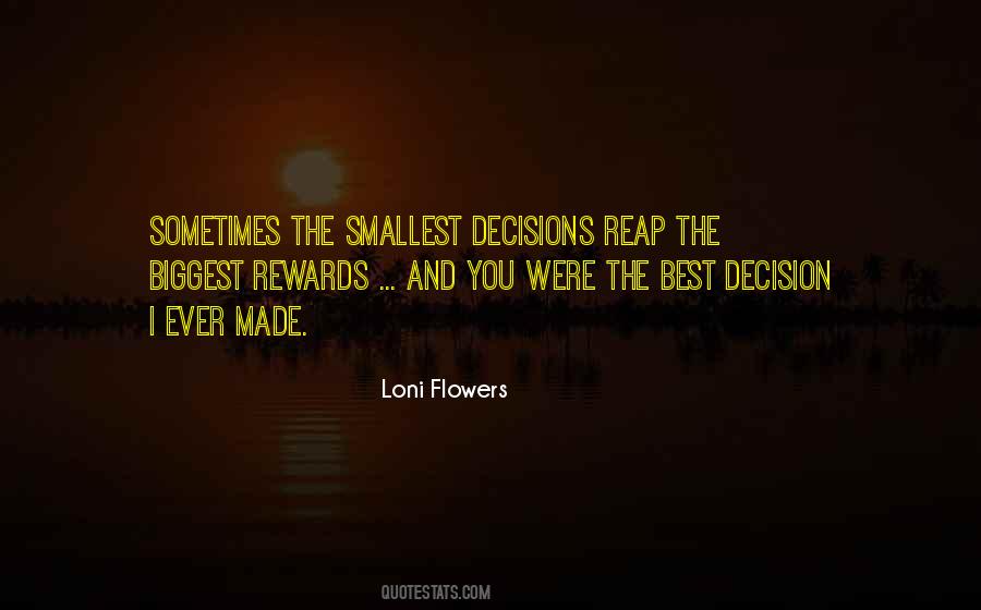 The Best Decisions Quotes #263863