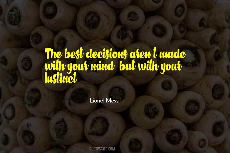 The Best Decisions Quotes #97569