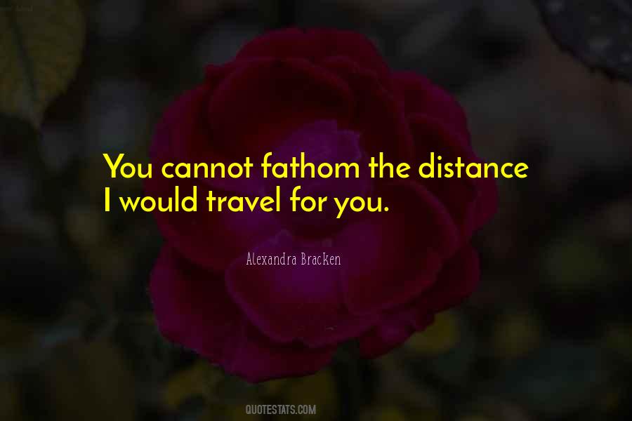 Distance Myself From You Quotes #16139