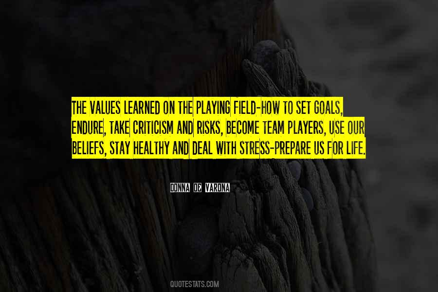Deal With Stress Quotes #1079682