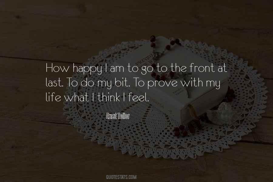 How Do I Feel Quotes #515388