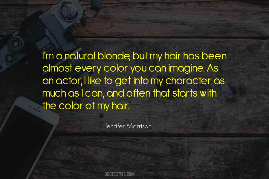 Natural Blonde Quotes #1779814