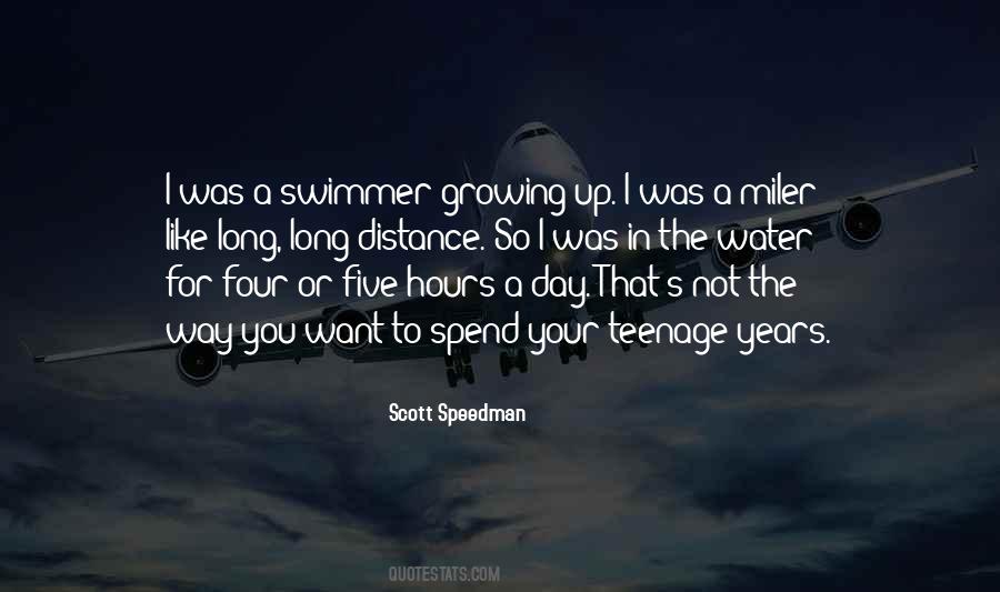 Distance Swimmer Quotes #1691034