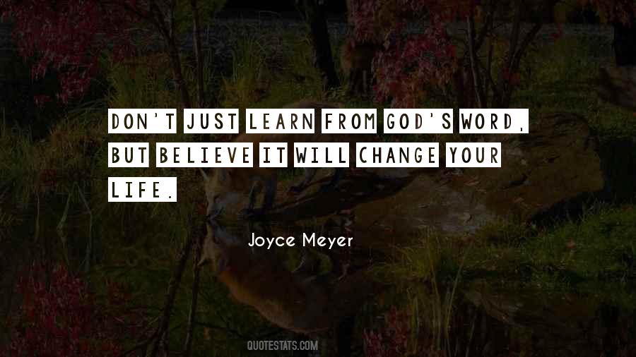 One Word Can Change Your Life Quotes #1871992