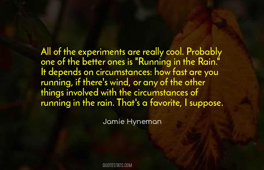 Running Rain Quotes #393074