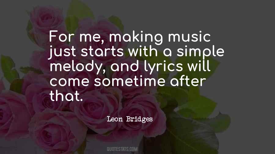 Music Melody Quotes #1772678