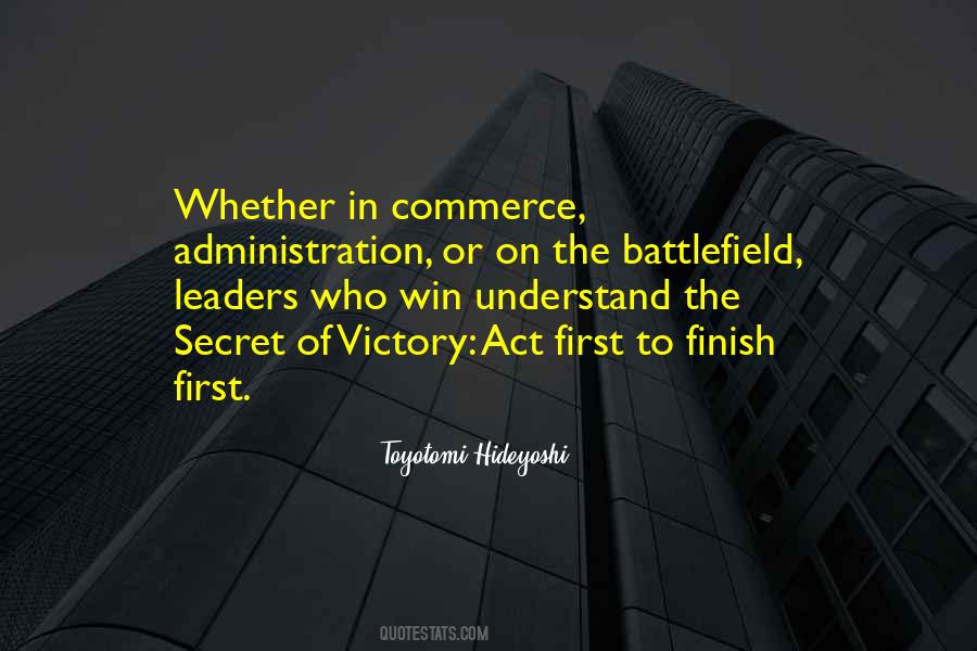 First Victory Quotes #1314968