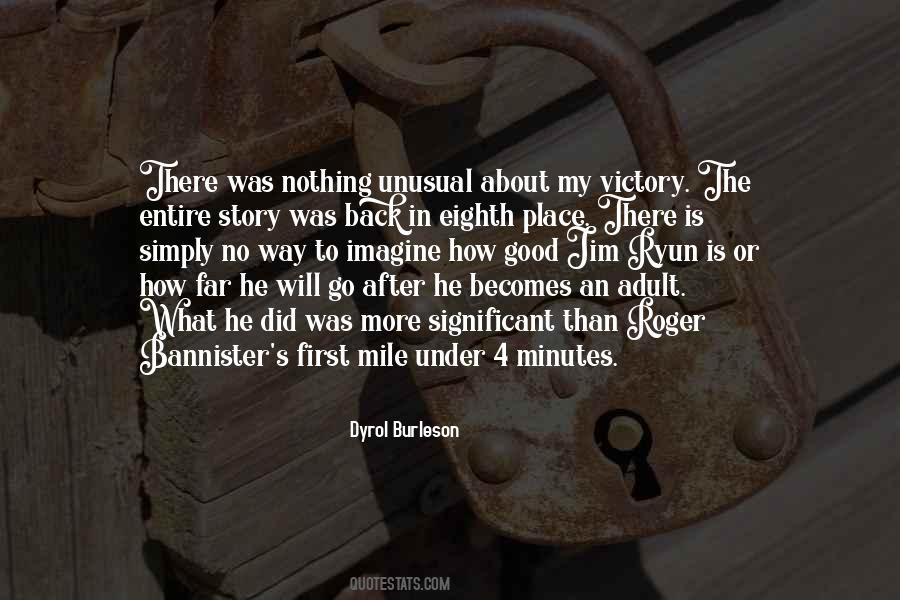 First Victory Quotes #1491187