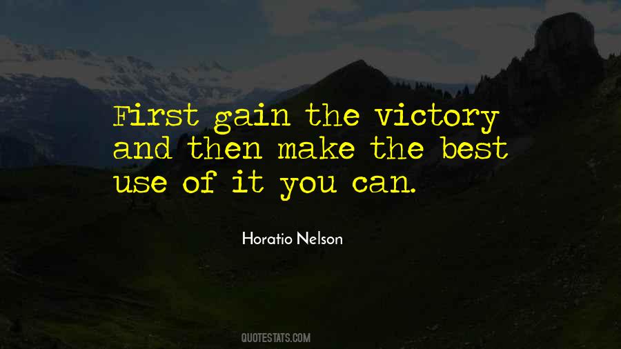 First Victory Quotes #1593244