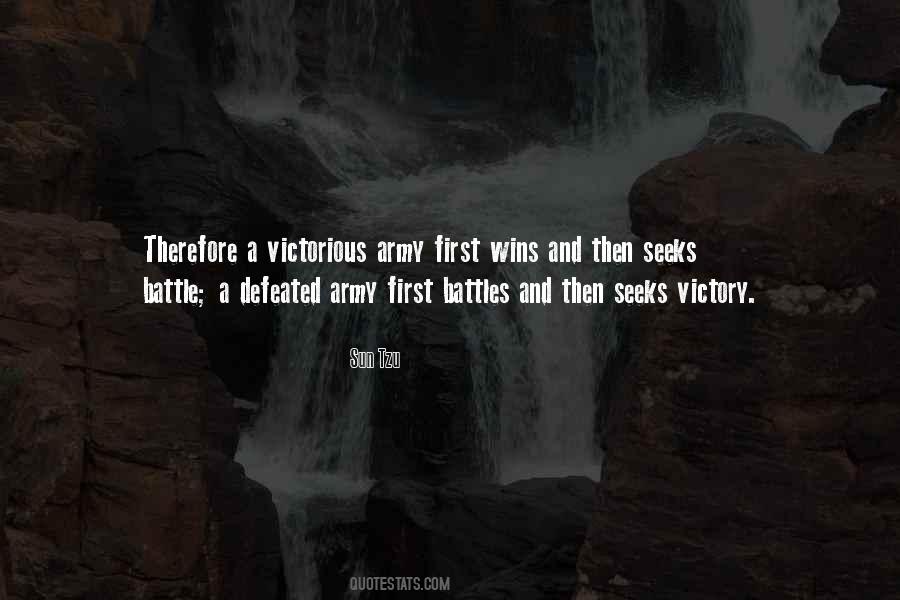 First Victory Quotes #1691667