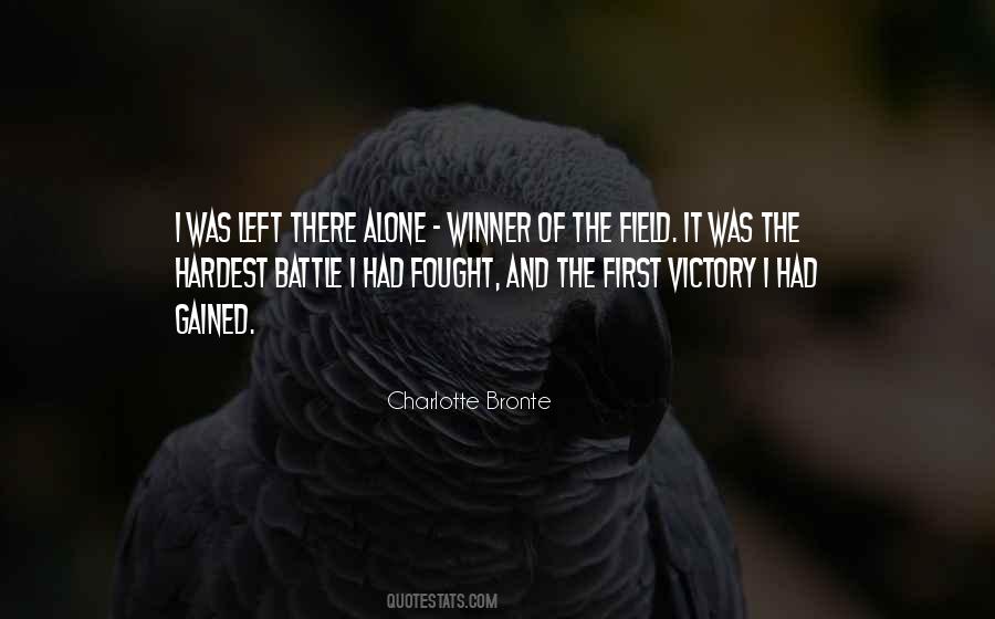 First Victory Quotes #923719